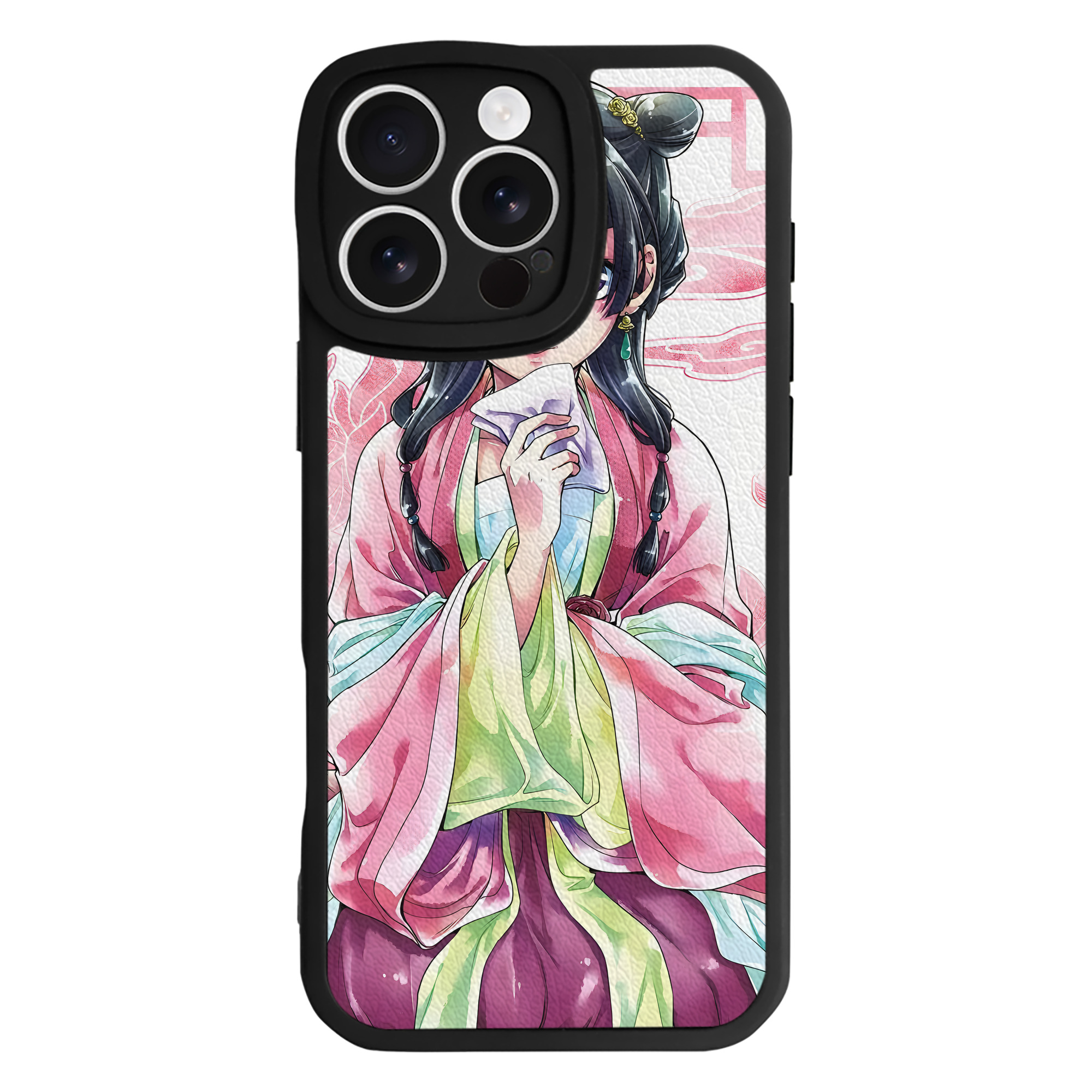 （画像用） 薬屋のひとりごと The Apothecary Diaries 【iPhone 16シリーズ対応】シリコンスマホケース（レザー調） 材質：シリコン